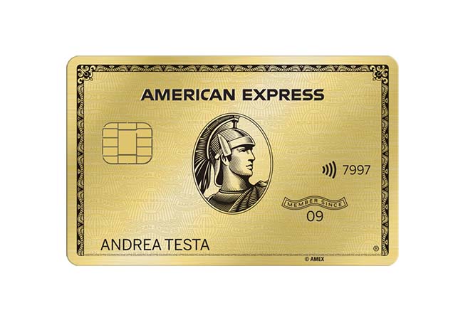 CARTA DI CREDITO ORO AMERICAN EXPRESS
